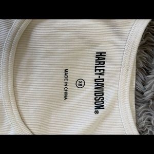 Harley Davidson Cream Tank top
